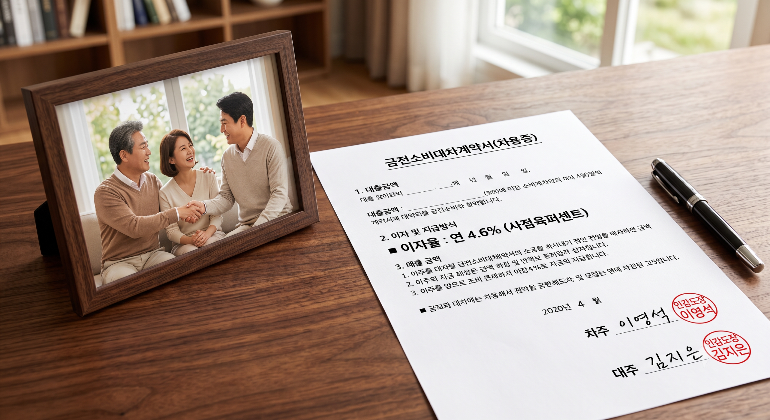 합법적인 차용증 작성법