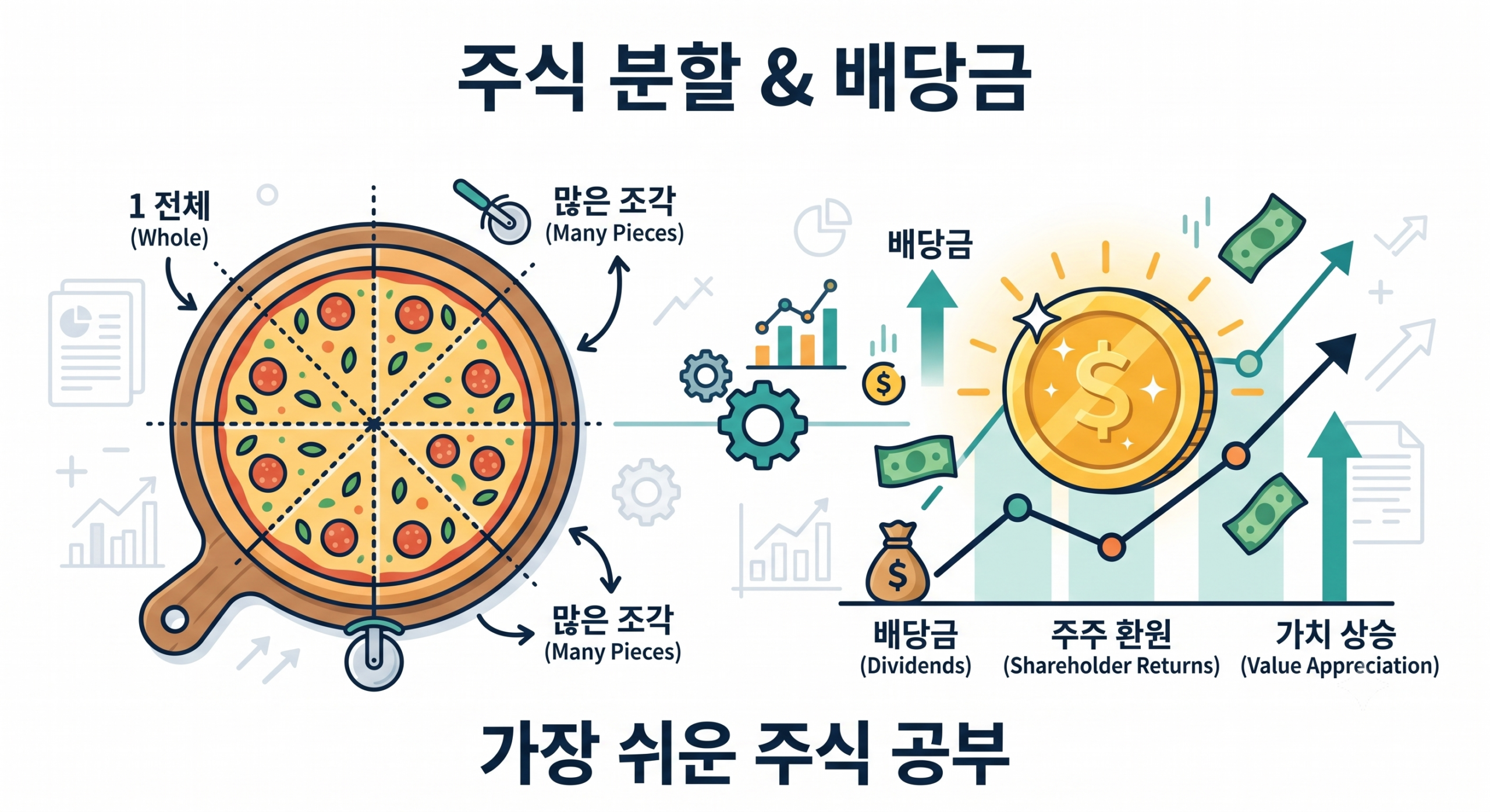 주식 분할과 배당금 가장 쉽게 이해하기